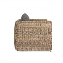  "Кальяри" кресло из искусственного ротанга (гиацинт), цвет соломенный, фото 4 