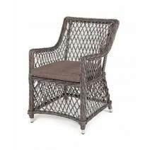  "Латте" плетеное кресло из искусственного ротанга, цвет графит, фото 1 