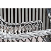  "Латте" плетеное кресло из искусственного ротанга, цвет графит, фото 6 