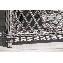  "Латте" плетеное кресло из искусственного ротанга, цвет графит, фото 8 