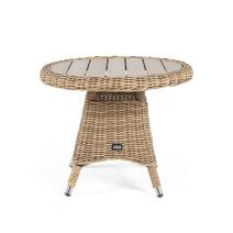  "Равенна" кофейный стол из искусственного ротанга, цвет соломенный, фото 2 