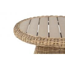  "Равенна" кофейный стол из искусственного ротанга, цвет соломенный, фото 4 