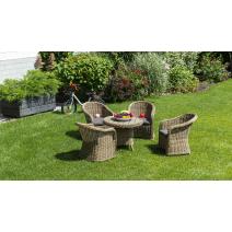  "Равенна" кофейный стол из искусственного ротанга, цвет соломенный, фото 8 