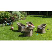  "Равенна" кофейный стол из искусственного ротанга, цвет соломенный, фото 9 