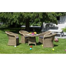  "Равенна" кофейный стол из искусственного ротанга, цвет соломенный, фото 10 