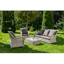  "Гляссе" лаунж-зона из искусственного ротанга, цвет бежевый, фото 4 