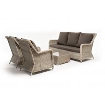  "Гляссе" лаунж-зона из искусственного ротанга, цвет бежевый, фото 20 