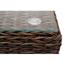  "Лунго" журнальный столик плетеный (гиацинт), цвет коричневый, фото 5 