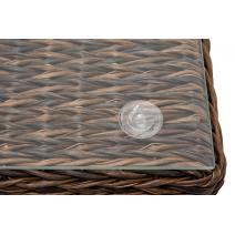  "Лунго" журнальный столик плетеный (гиацинт), цвет коричневый, фото 7 