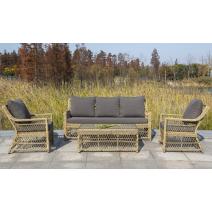  "Гранд Латте" стол журнальный из искусственного ротанга, цвет соломенный, фото 5 