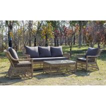  "Гранд Латте" стол журнальный из искусственного ротанга, цвет соломенный, фото 10 