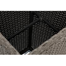  "Капучино" кашпо для цветов плетеное из искусственного ротанга, цвет бежевый, фото 9 