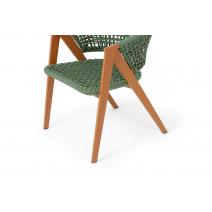  "Амстердам" плетеный стул из искусственного ротанга, цвет зеленый, фото 4 