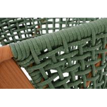  "Амстердам" плетеный стул из искусственного ротанга, цвет зеленый, фото 6 