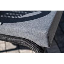  "Милан" лаунж-зона 4-местная плетеная из роупа (веревки), каркас алюминиевый темно-серый, роуп темно-серый, фото 16 