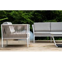  "Касабланка" лаунж-зона плетеная из роупа 5-местная, цвет бежевый, фото 9 