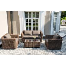  "Капучино Сингл" лаунж-зона из искусственного ротанга, цвет коричневый, фото 5 