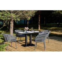  "Каффе Дабл" обеденная группа на 4 персоны, цвет "серый гранит", фото 5 