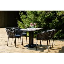  "Каффе Дабл" обеденная группа на 4 персоны, цвет "серый гранит", фото 7 