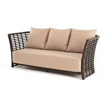  "Валенсия" диван из искусственного ротанга трехместный, цвет бронзовый, фото 1 