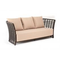  "Валенсия" диван из искусственного ротанга трехместный, цвет бронзовый, фото 3 