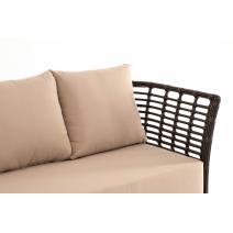  "Валенсия" диван из искусственного ротанга трехместный, цвет бронзовый, фото 4 