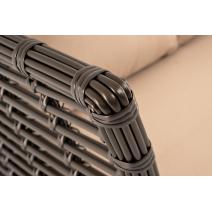  "Валенсия" диван из искусственного ротанга трехместный, цвет бронзовый, фото 5 