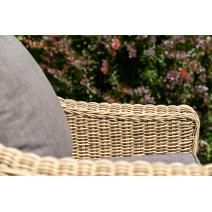  "Кон Панна" лаунж-зона из искусственного ротанга, цвет соломенный, фото 7 