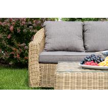  "Кон Панна" лаунж-зона из искусственного ротанга, цвет соломенный, фото 8 