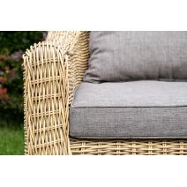  "Кон Панна" лаунж-зона из искусственного ротанга, цвет соломенный, фото 13 