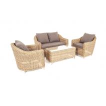  "Кон Панна" лаунж-зона из искусственного ротанга, цвет соломенный, фото 18 