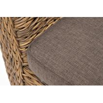  "Капучино" диван из искусственного ротанга (гиацинт) двухместный, цвет соломенный, фото 5 