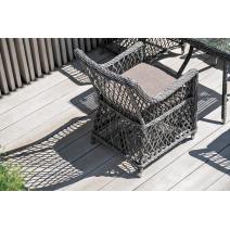  "Айриш" обеденная группа плетеная на 4 персоны, цвет графит, фото 7 