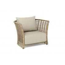  "Валенсия" кресло из искусственного ротанга, цвет соломенный, фото 3 