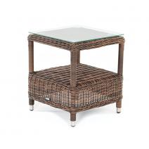 "Форио" столик кофейный из искусственного ротанга, цвет коричневый, фото 1 