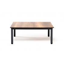  "Канны" журнальный столик из HPL 90х60, H40, каркас темно-серый (RAL 7024), цвет столешницы "дуб", фото 2 