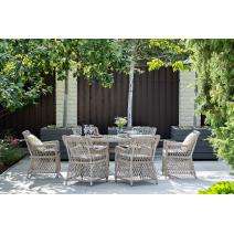  "Латте" обеденная группа плетеная, цвет бежевый, фото 4 