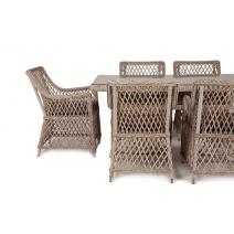  "Латте" обеденная группа плетеная, цвет бежевый, фото 15 