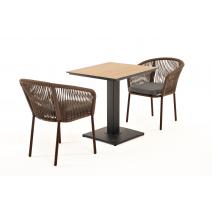  "Каффе" обеденная группа на 2 персоны, цвет "дуб", фото 11 