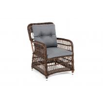  "Цесена" кресло плетеное из искусственного ротанга, цвет коричневый, фото 2 