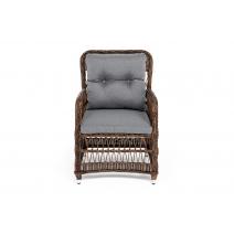  "Цесена" кресло плетеное из искусственного ротанга, цвет коричневый, фото 3 