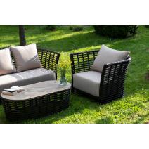  "Валенсия" лаунж-зона из искусственного ротанга, цвет бронзовый, фото 4 