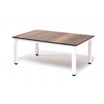  "Канны" журнальный столик из HPL 90х60, H40, каркас белый, цвет столешницы "дуб", фото 3 