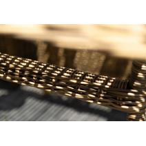  "Неаполь" обеденная группа плетеная из искусственного ротанга, цвет соломенный, фото 12 