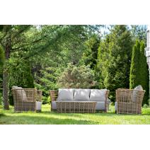  "Валенсия" лаунж-зона из искусственного ротанга, цвет соломенный, фото 2 