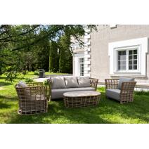  "Валенсия" лаунж-зона из искусственного ротанга, цвет соломенный, фото 3 