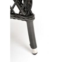  "Эспрессо" плетеный круглый стол, диаметр 150 см, цвет графит, фото 6 