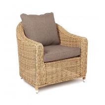  "Кон Панна" кресло из искусственного ротанга, цвет соломенный, фото 3 
