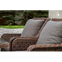  "Гляссе" обеденная группа из искусственного ротанга, цвет коричневый, фото 7 