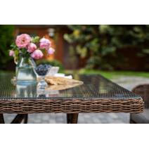  "Гляссе" обеденная группа из искусственного ротанга, цвет коричневый, фото 10 
